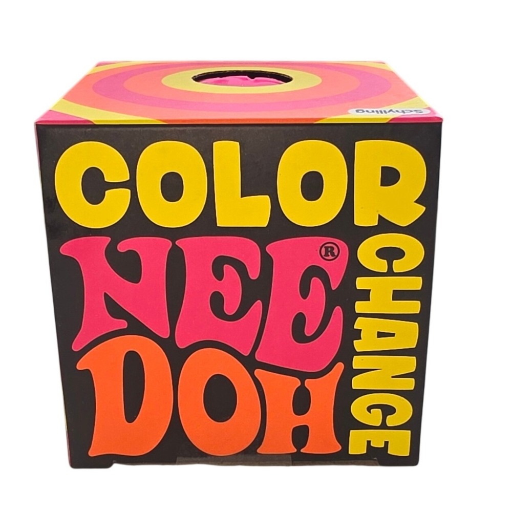 New Color Change NeeDoh Groovy Glob Squishy Stress Ball Pink‎